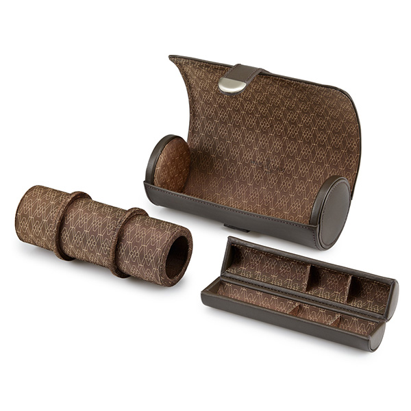 Wolf Coffee Earth Triple Watch Roll